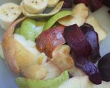 A picture of step 1 of Paniyaram / Appam with Fruit and Vegetable Peels.