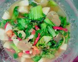 Foto langkah ke 6 dari resep Cah pokcoy tahu bakso.