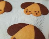 Une image de l'étape 4 de Biscuits sablés tête de chien trop choux.