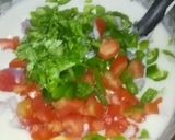 A picture of step 5 of Suji chilla.