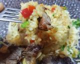 Foto del paso 10 de la receta: Risotto con arroz yamaní blanco e integral y salteado de vegetal
