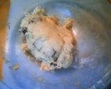 A picture of step 2 of Starbucks-style White Chocolate Scones.