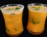 A picture of step 3 of Orange mojito.