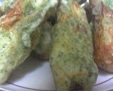 A picture of step 4 of One More Dish! Chikuwa and Nori Seaweed Fritters (Isobe-age) Made in a Frying Pan.