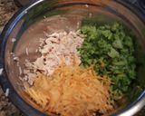 A picture of step 2 of Cheesy Stuffed Crossiant.