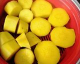 Hình bước làm 1 của món Khoai lang viên