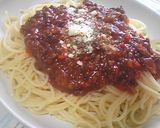 A picture of step 10 of Hearty Meat Sauce Spaghetti.