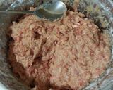 A picture of step 2 of Crispy Pork and Shrimp Balls.
