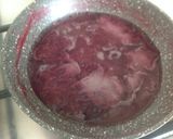 A picture of step 5 of Dessert with Sbrisolona, Berry Sauces, and Passion Fruit.