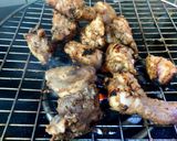 A picture of step 2 of Chicken Barra.