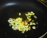 A picture of step 3 of Pasta with Shrimp and Eggplant.