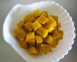 A picture of step 2 of Caramel Kabocha Squash Cream Cheese Clafoutis.