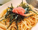 A picture of step 6 of Rich and Delicious Tarako Spaghetti.
