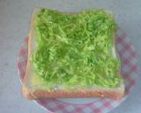 A picture of step 2 of Hot Dog on Toast.