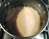 A picture of step 3 of Crispy Toffee Caramel Popcorn.