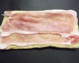 A picture of step 2 of Pork and Aburaage Rolls.