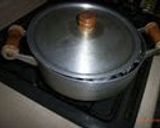A picture of step 8 of Easy Tea Flavored Caramel Custard Pudding Made in a Pan.