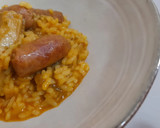 Foto del paso 7 de la receta: Arroz meloso de longaniza y alcachofas