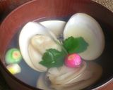 A picture of step 6 of For Doll Festival: Clam Clear Broth Soup.