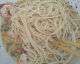 Foto langkah ke 3 dari resep Garlic Shrimp Spaghetti.