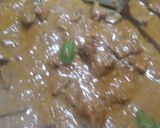 A picture of step 3 of Masala kaleji.