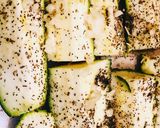 Foto del paso 1 de la receta: Entraña con Mostaza Hierbabuena, y Zucchini Parrillado a la Parmesana