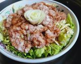 Hình bước làm 2 của món Cải dún hấp thịt băm
