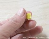 A picture of step 6 of Penguin Onigir Rice Balls.