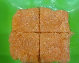 A picture of step 3 of Instant Coconut Burfi (No Cook).
