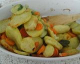 A picture of step 8 of My Lemony Garlic Roast Chicken and Veg 👍.
