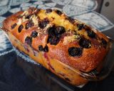 A picture of step 12 of Oil-Free Blueberry Yogurt Cake.