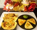 A picture of step 5 of Bolani - Afghani Breakfast - Flatbread Stuffed With Potatoes, Spring Onions, Cilantro And Spices.