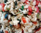 A picture of step 10 of Warm Rice & Olive Salad.