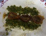 A picture of step 2 of Falafel & Veggie wrap.