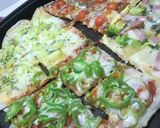 A picture of step 7 of Mochi Pizza With Four Toppings.