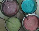 Foto langkah ke 3 dari resep Bolu Kukus Pelangi.