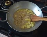 A picture of step 4 of Apple Cinnamon Kesari/Sheera.