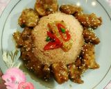 Foto langkah ke 7 dari resep Dragon Rice Aisyah/ Nasi Buah Naga.