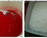 A picture of step 8 of Ladybirds Jelly Cakes ..