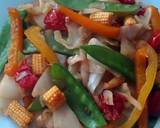 Vickys Quick Salmon Rainbow Stir-fry, GF DF EF SF NF recipe step 5 photo