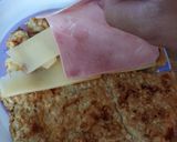 A picture of step 3 of Oat omelette for kids lunch.