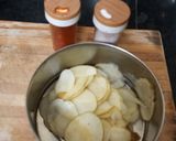 A picture of step 2 of Crispy batata chips for fasting (upvasache crispy batata chips).
