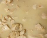 A picture of step 4 of Black and "white" spaghetti.