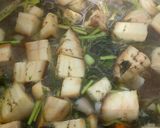 A picture of step 7 of My Carrot,Sweet Potato&Aubergine Soup with Roots,leaves,Stems🤩.