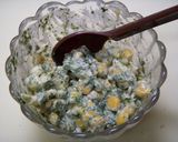 A picture of step 2 of Baked Chikuwa with Mayonnaise and Corn.