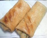 A picture of step 7 of Low-Carb Aburaage Spring Rolls.