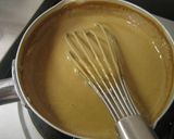 A picture of step 1 of Coffee Pudding Adzuki Shiratama.