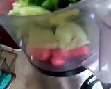A picture of step 2 of Hara bhara kabab🥰.