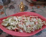 A picture of step 4 of Coleslaw salad.