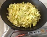 A picture of step 4 of A Single Serving Okonomiyaki with Just Cabbage.